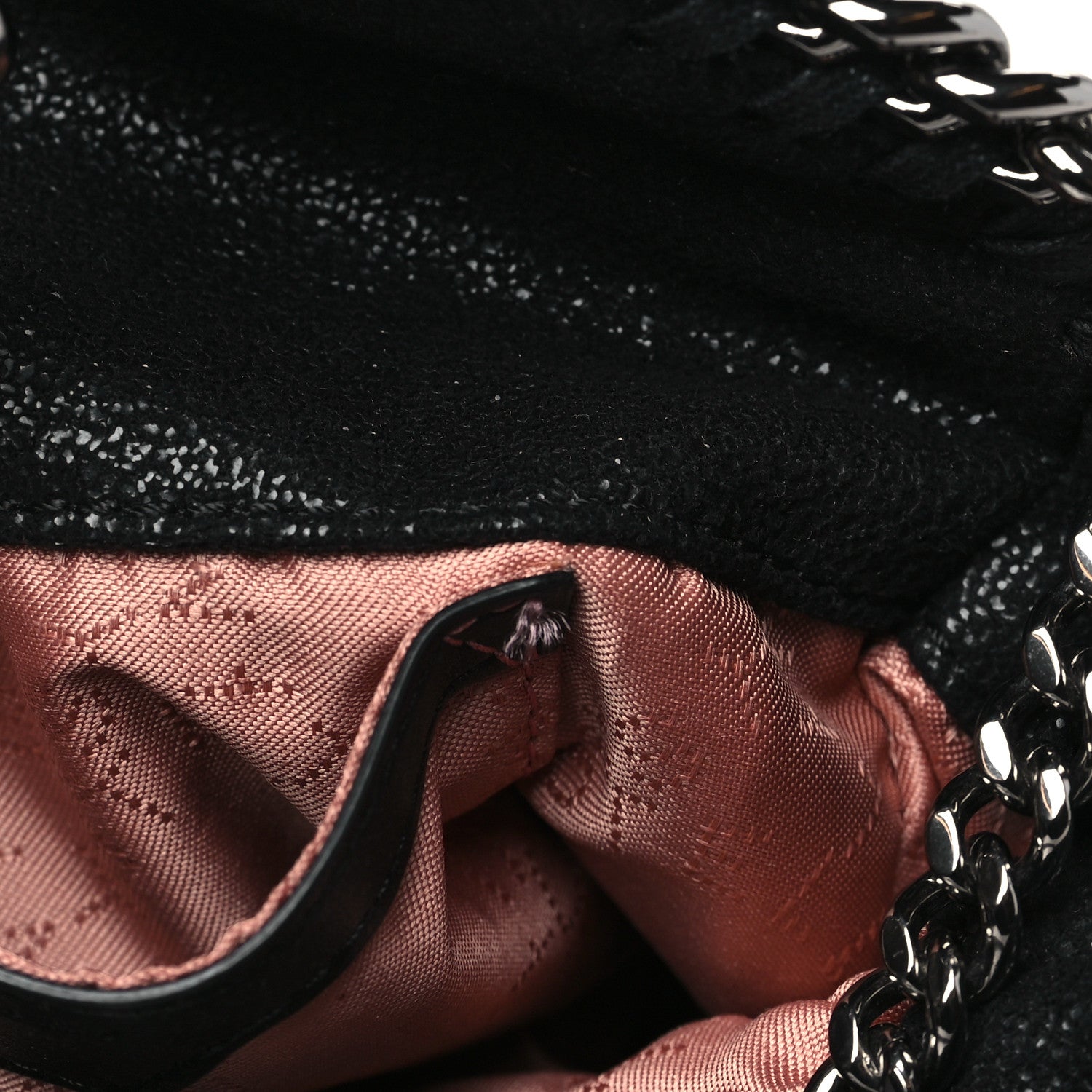 Stella McCartney Shaggy Deer Mini Falabella Tote Black 12 of 12