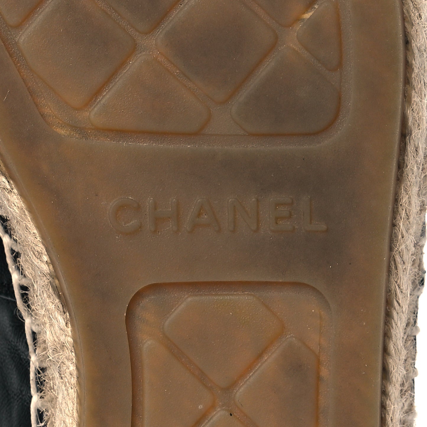 Lambskin CC Espadrilles 38 Black