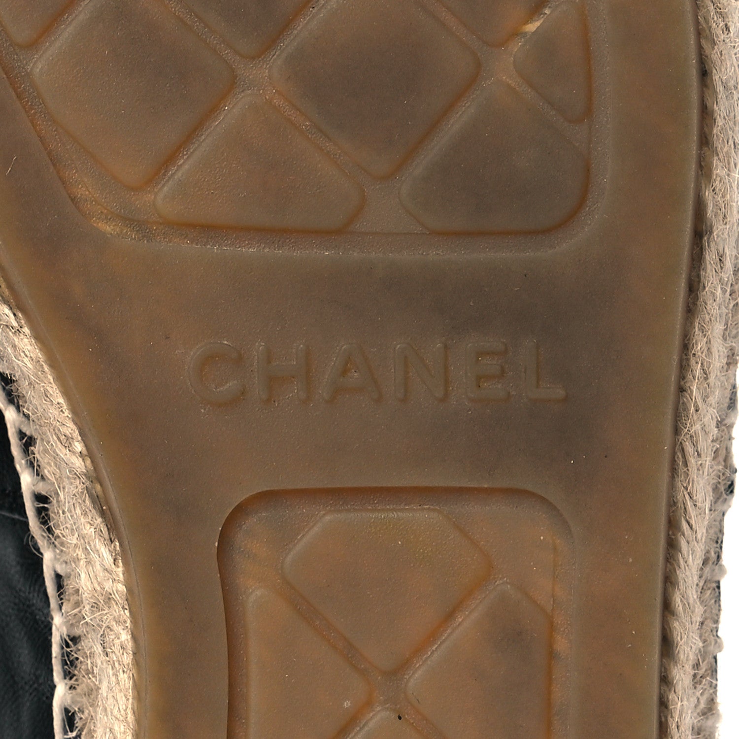 Chanel Lambskin CC Espadrilles 38 Black 6 of 9