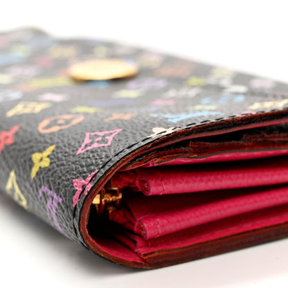 Louis Vuitton Monogram Multicolor Sarah Wallet Black Grenade 7 of 7