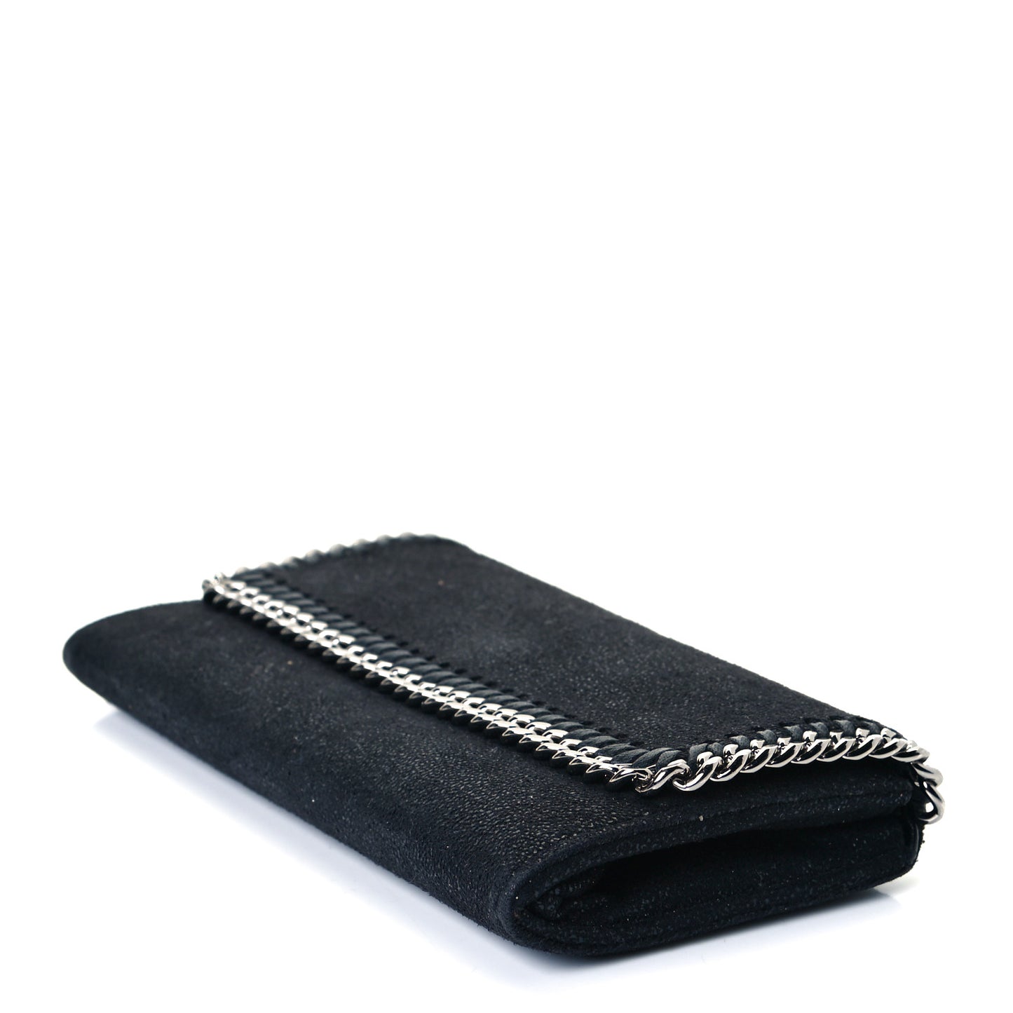 Shaggy Deer Falabella Flap Wallet Black