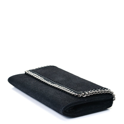 Stella McCartney Shaggy Deer Falabella Flap Wallet Black 4 of 6