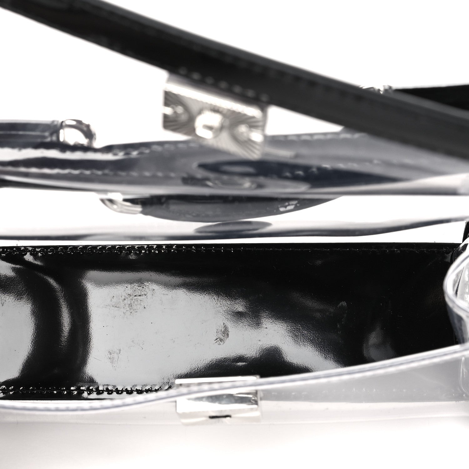 Dolce & Gabbana PVC Small Miss Sicily Satchel Transparent Black 5 of 8