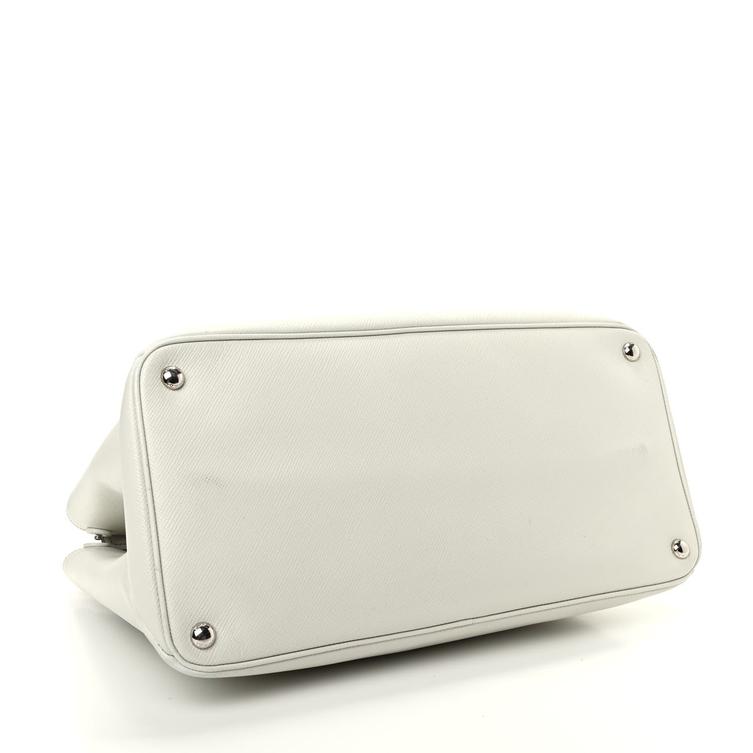 Prada Saffiano Cuir Twin Tote Talco 4 of 10
