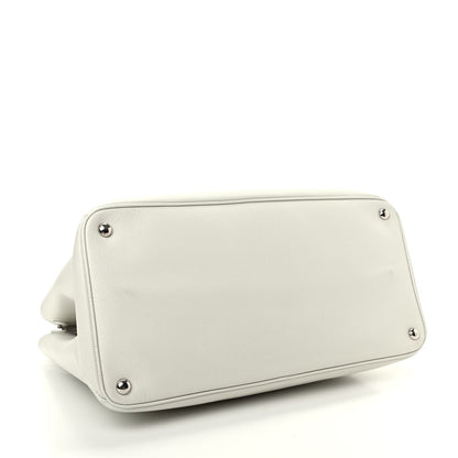 Prada Saffiano Cuir Twin Tote Talco 4 of 10