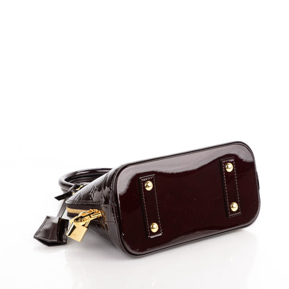 Louis Vuitton Vernis Alma BB Amarante 4 of 8
