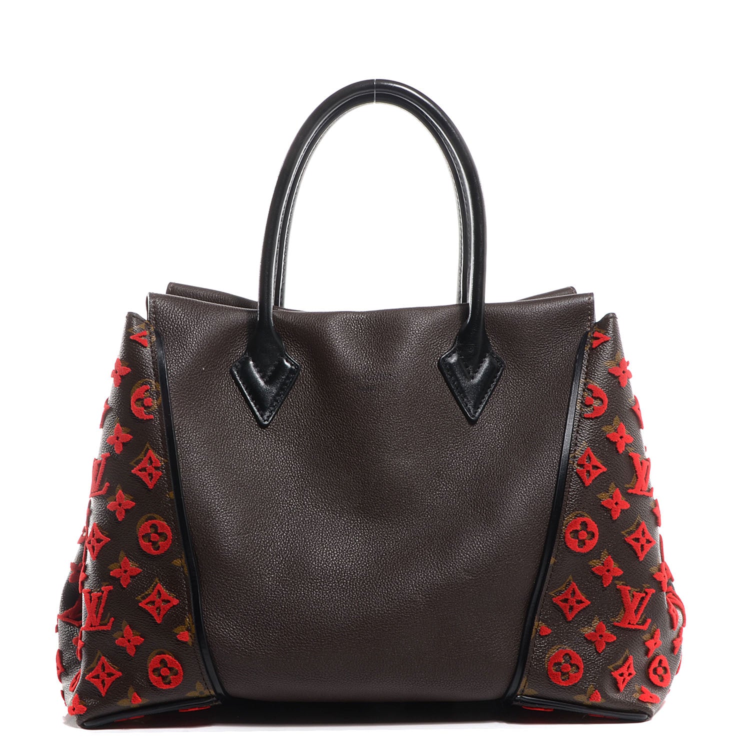 Louis Vuitton Veau Cachemire Tote W PM Chocolate 1 of 7