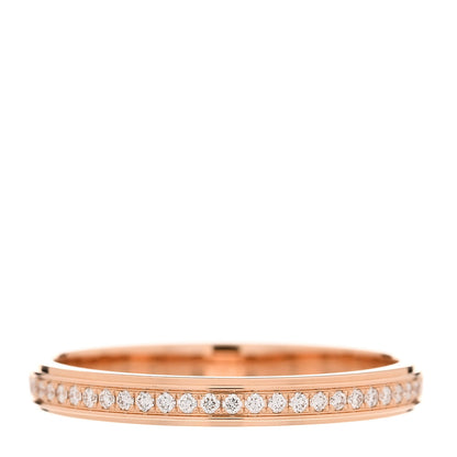 Cartier 18K Pink Gold Diamond 2.3mm D'Amour Wedding Band Ring 50 5.25 3 of 4