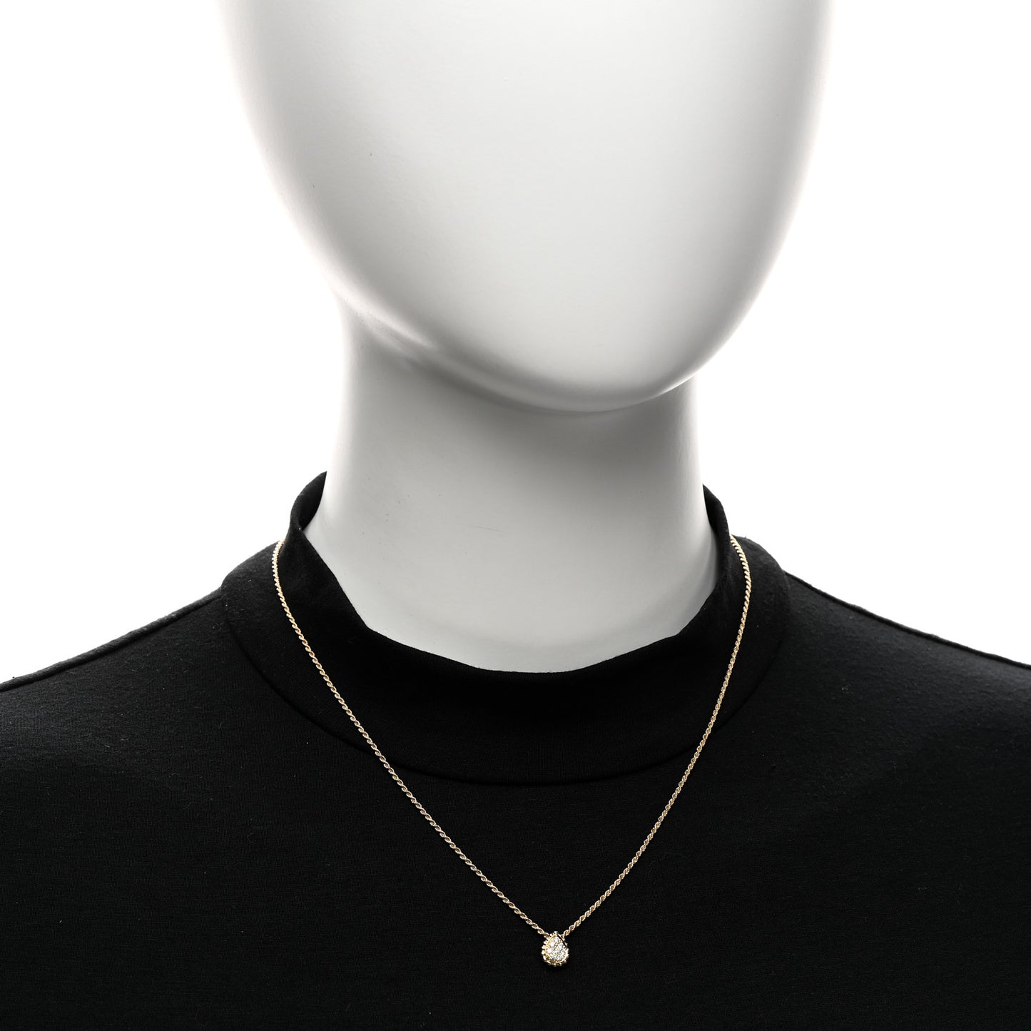 18K Yellow Gold Diamond XS Serpent Boheme Necklace