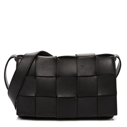 Bottega Veneta Lambskin Maxi Intrecciato Cassette Crossbody Bag Fondant 1 of 12