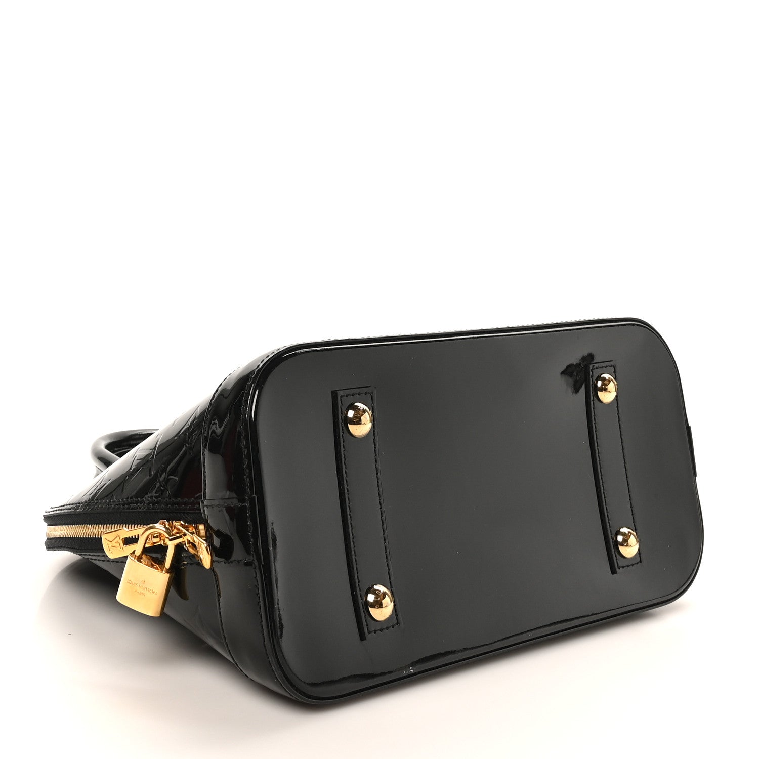 Louis Vuitton Vernis Alma PM Black 4 of 9