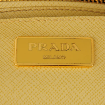 Prada Saffiano Medium Galleria Double Zip Tote Ginestra 6 of 9