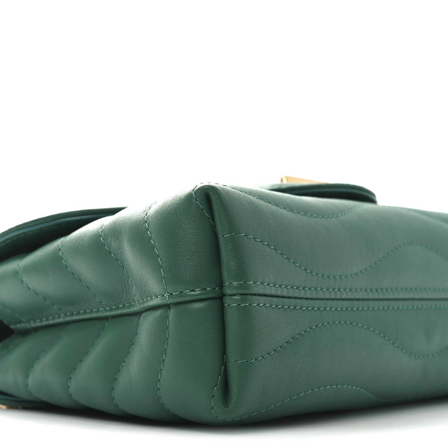 Louis Vuitton Calfskin New Wave Chain Bag MM NM Emerald 8 of 9