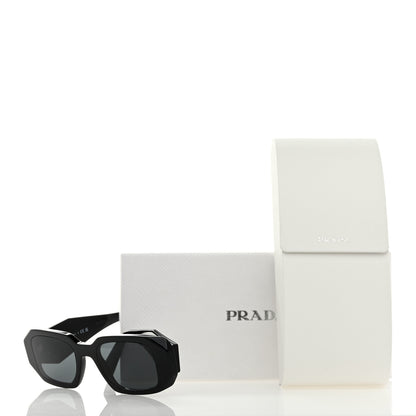 Prada Acetate Symbole Sunglasses SPR 17W Black 8 of 8