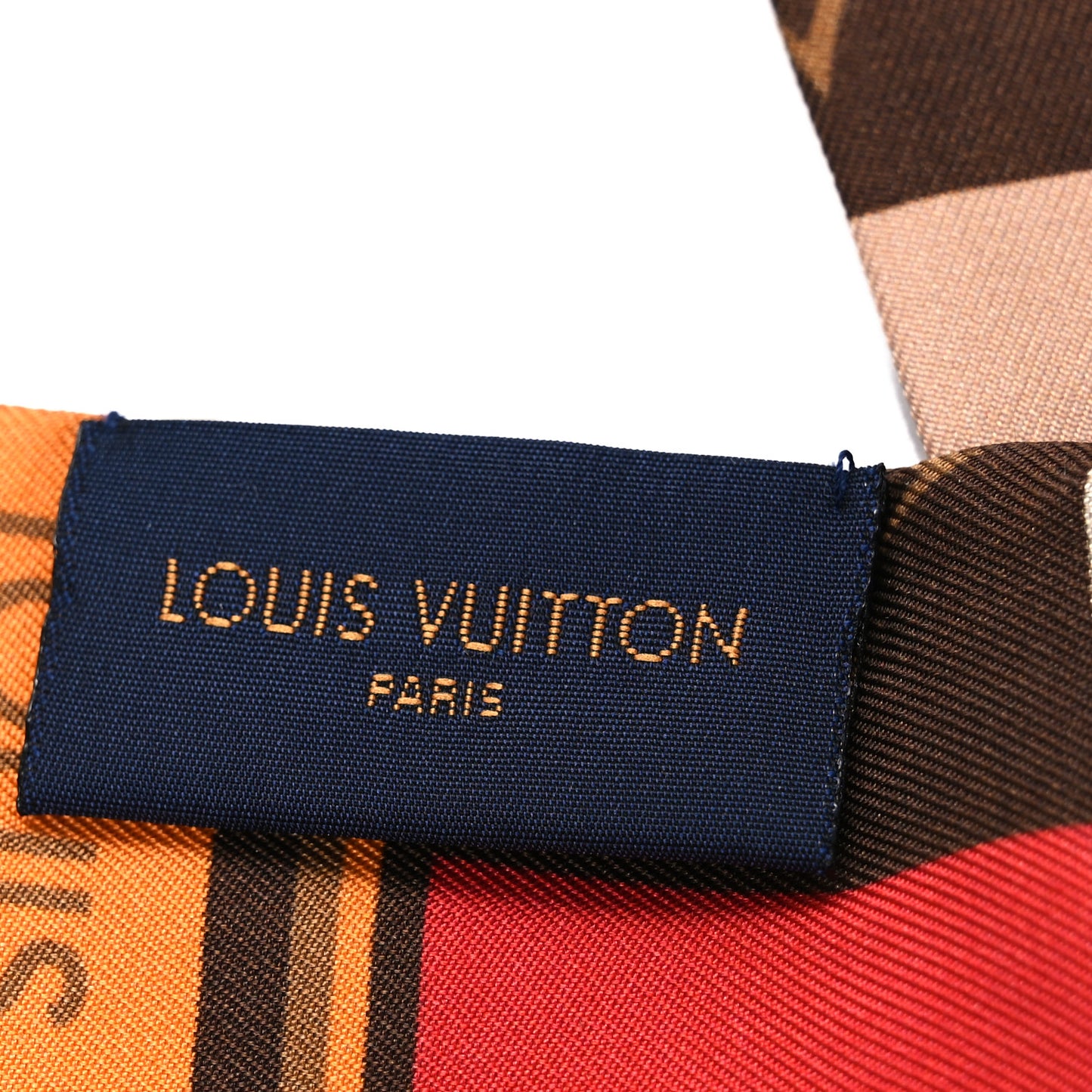 Silk Monogram Check Bandeau Beige
