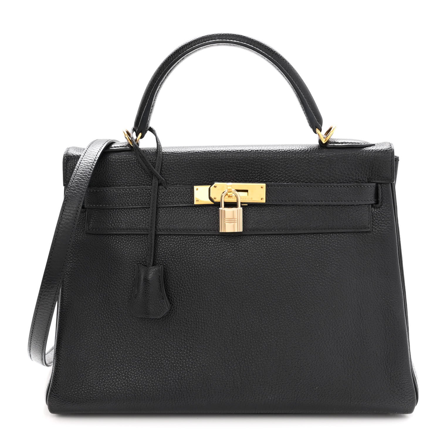 Hermes Togo Kelly Retourne 32 Black 1 of 10