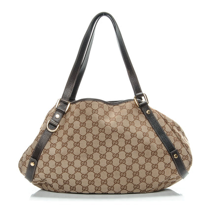 Gucci Monogram Medium Abbey Shoulder Bag Dark Brown 1 of 11
