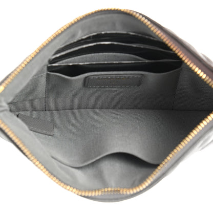 Chanel Caviar Quilted Cosmetic Case Grey 5 of 9