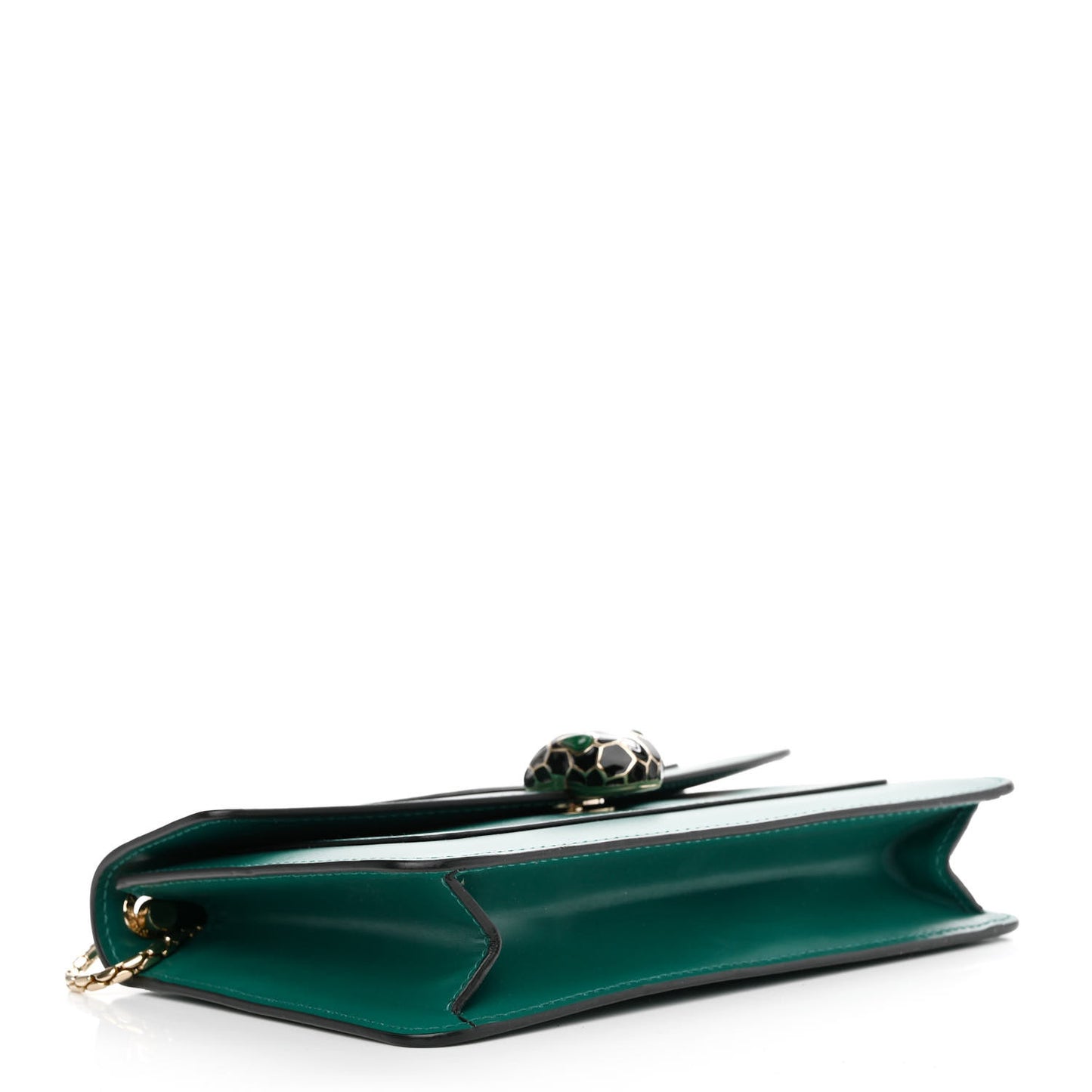 Calfskin Serpenti Forever Shoulder Bag Emerald Green