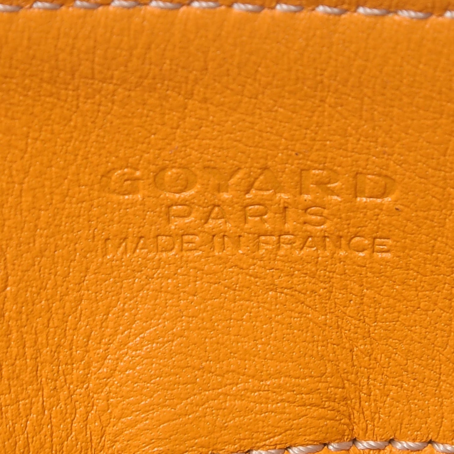 Goyardine Voltaire Smile Tote Yellow