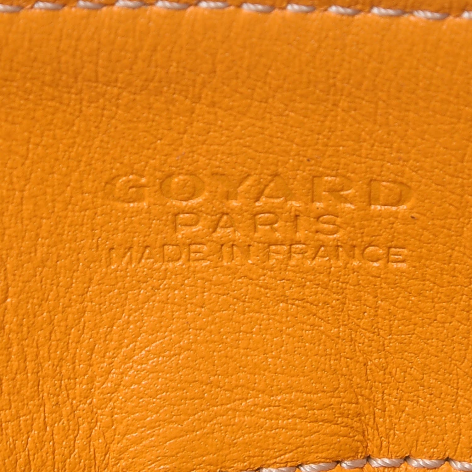 Goyard Goyardine Voltaire Smile Tote Yellow 6 of 6