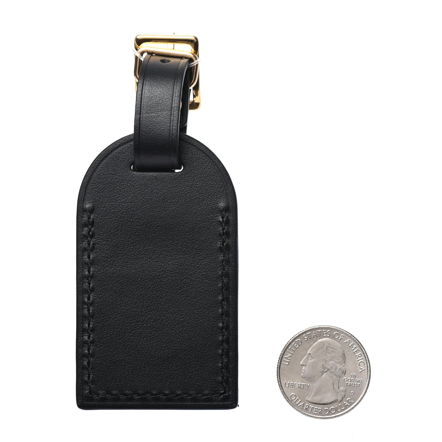 Louis Vuitton Calfskin Odeon Bag Charm Black 2 of 5