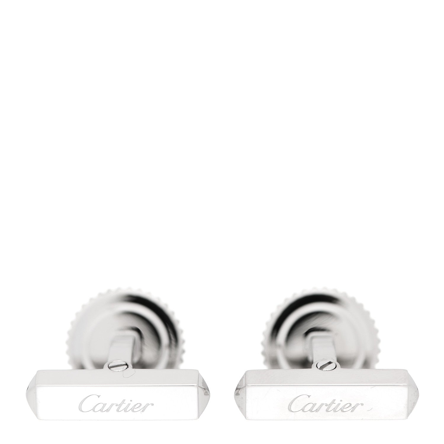 Cartier Palladium Sterling Silver Blue Spinel R De Cartier Biplane Cufflinks 3 of 5