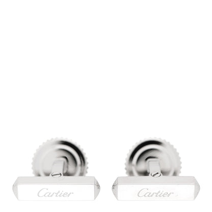 Cartier Palladium Sterling Silver Blue Spinel R De Cartier Biplane Cufflinks 3 of 5