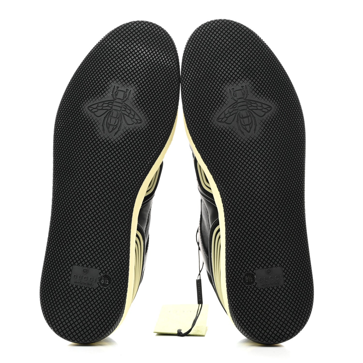 Gucci Demetra Glow in the Dark Mens Basket Low Top Sneakers 8.5 Black 6 of 9