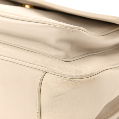 Saint Laurent Lambskin Matelasse Monogram Medium Niki Chain Satchel Nude Powder 15 of 16