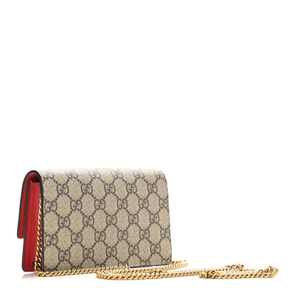 Gucci GG Supreme Monogram Mini Cherry Chain Bag 3 of 8