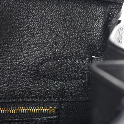 Hermes Togo Matte Alligator Birkin Touch 30 Black 19 of 37