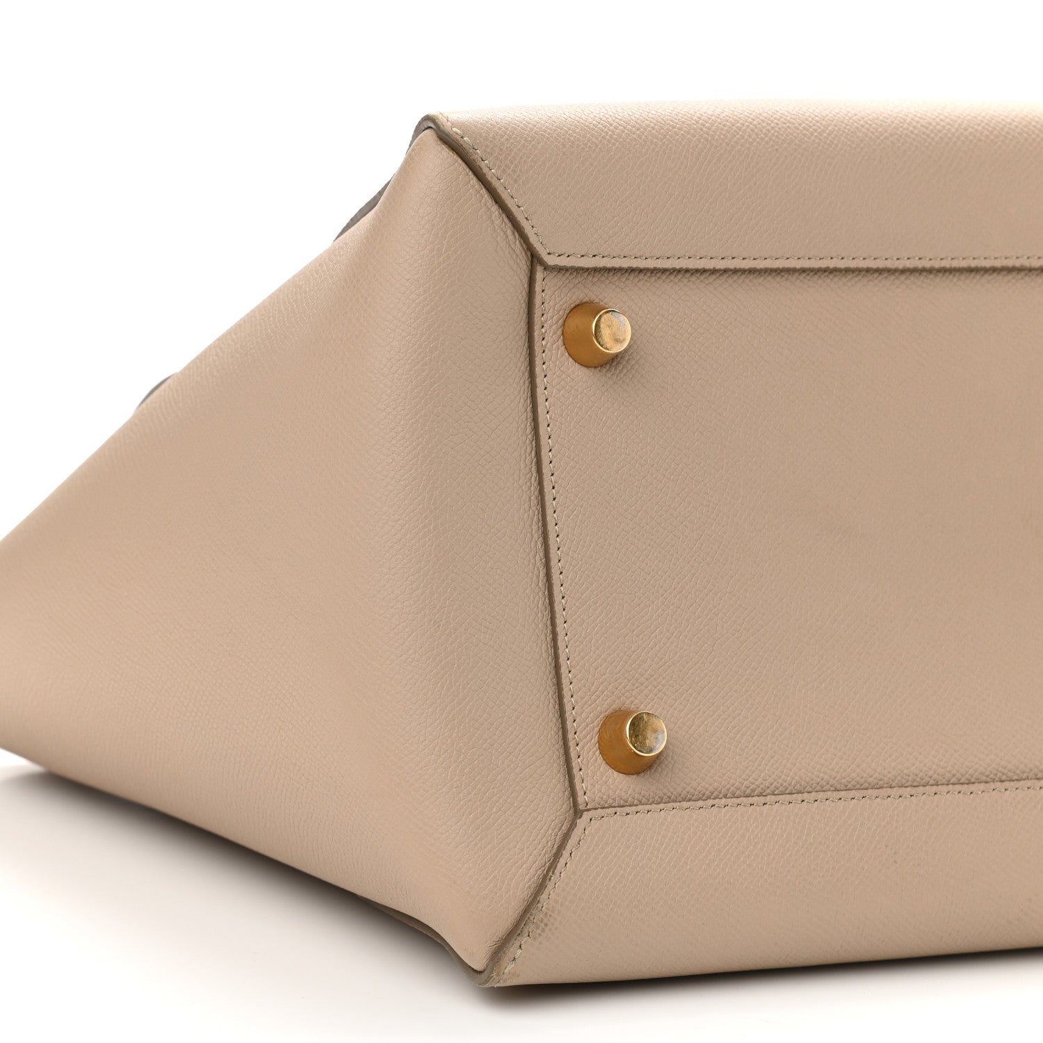Celine Drummed Calfskin Small Belt Bag Light Taupe 8 of 12