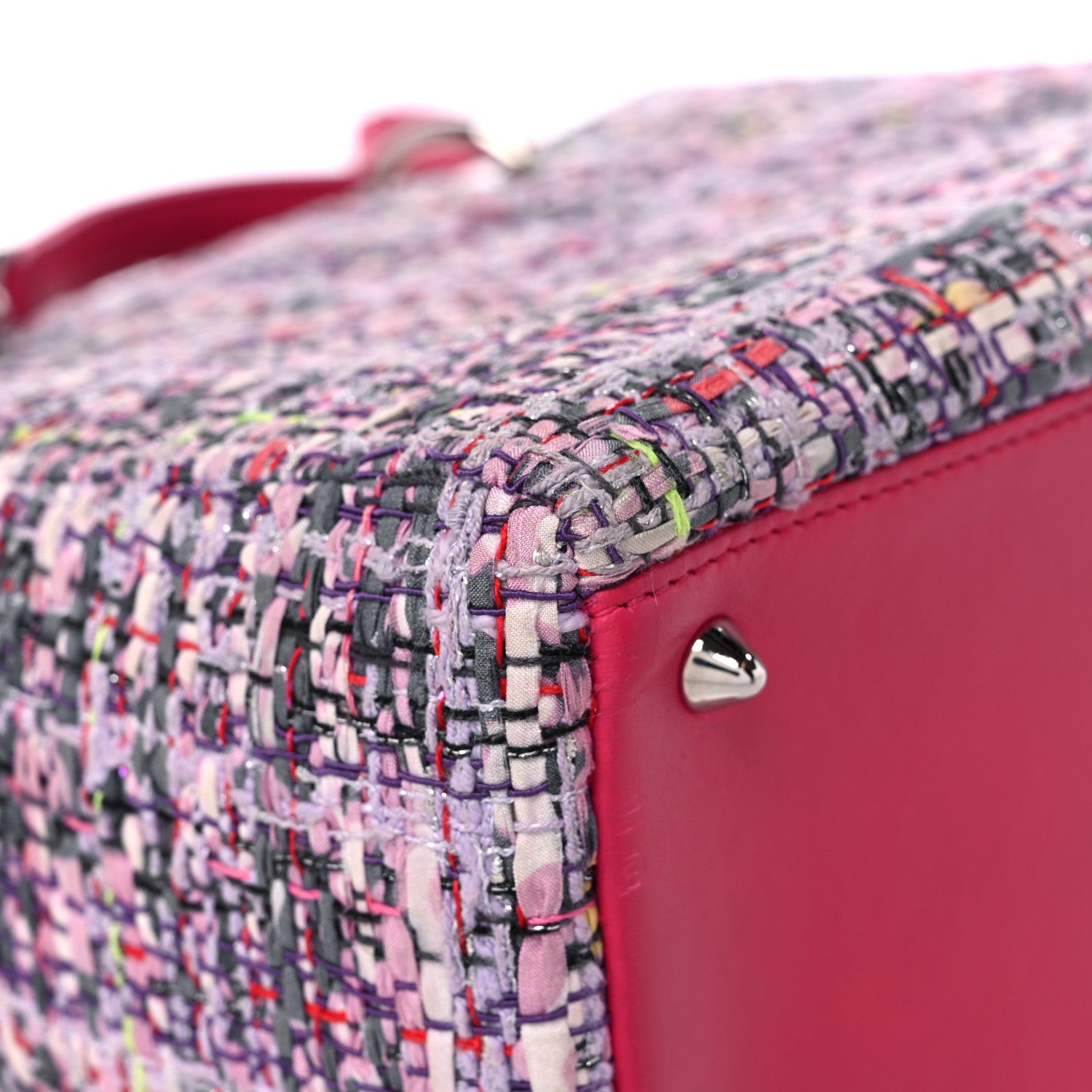 Christian Dior Tweed Medium Lady Dior Pink Multicolor 10 of 20