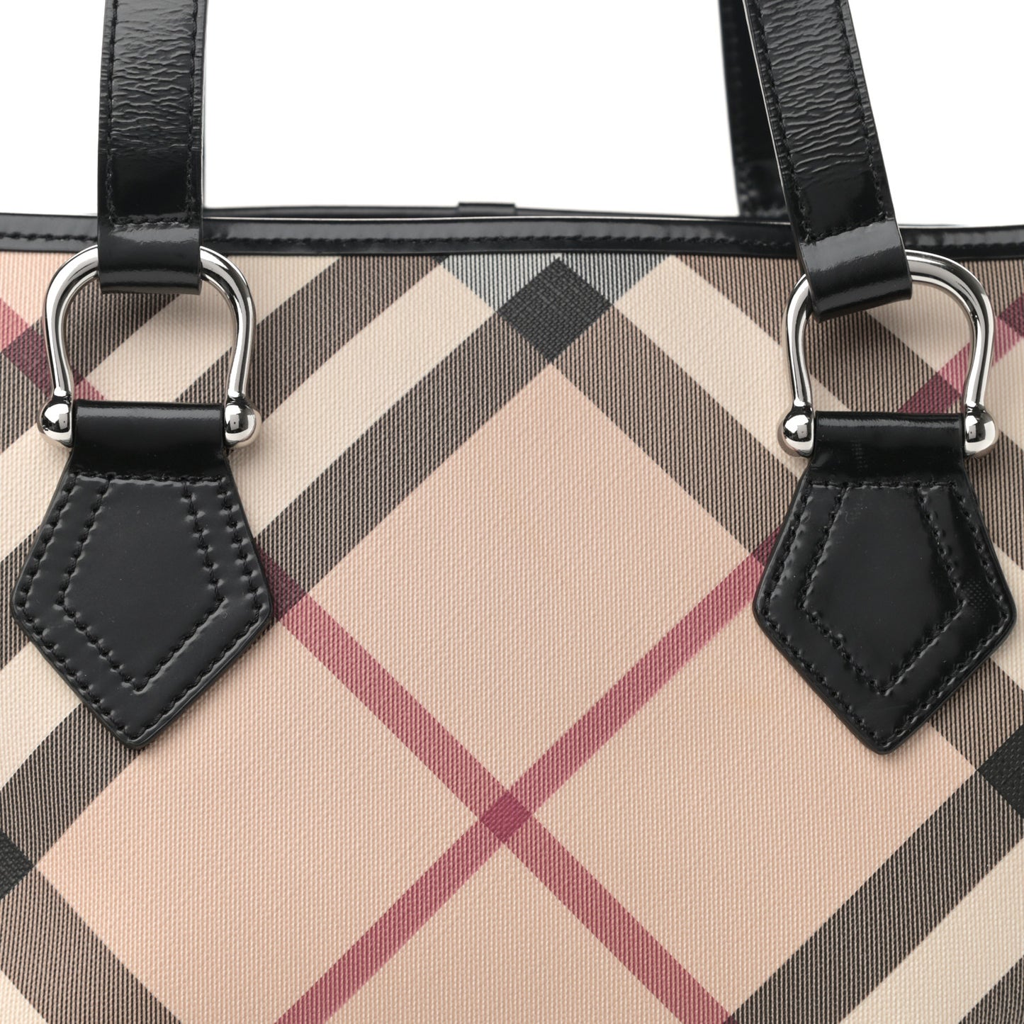 Nova Check Tote Black