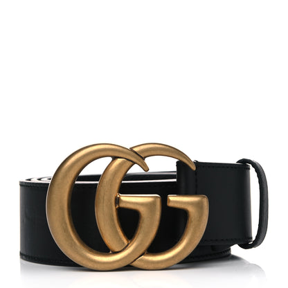 Gucci Calfskin Double G 40mm Belt 95 38 Black 1 of 4