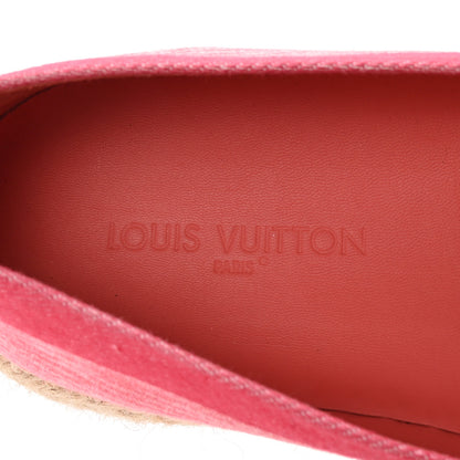 Louis Vuitton Canvas Blue Shore Espadrille Flats 36.5 Corail 8 of 8