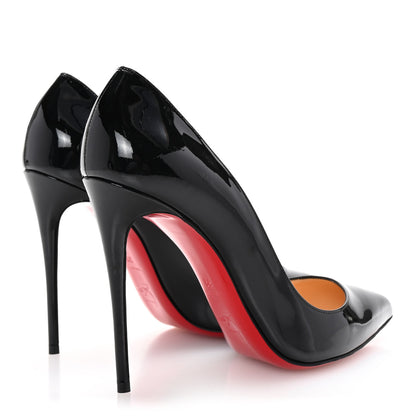 Christian Louboutin Patent Pigalle Follies 100 Pumps 39 Black 5 of 9