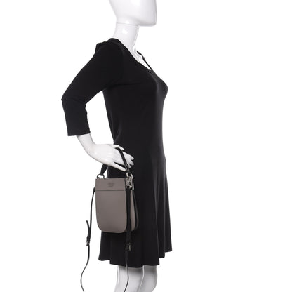 Prada City Calfskin Small Margit Bag Argilla Black 3 of 11
