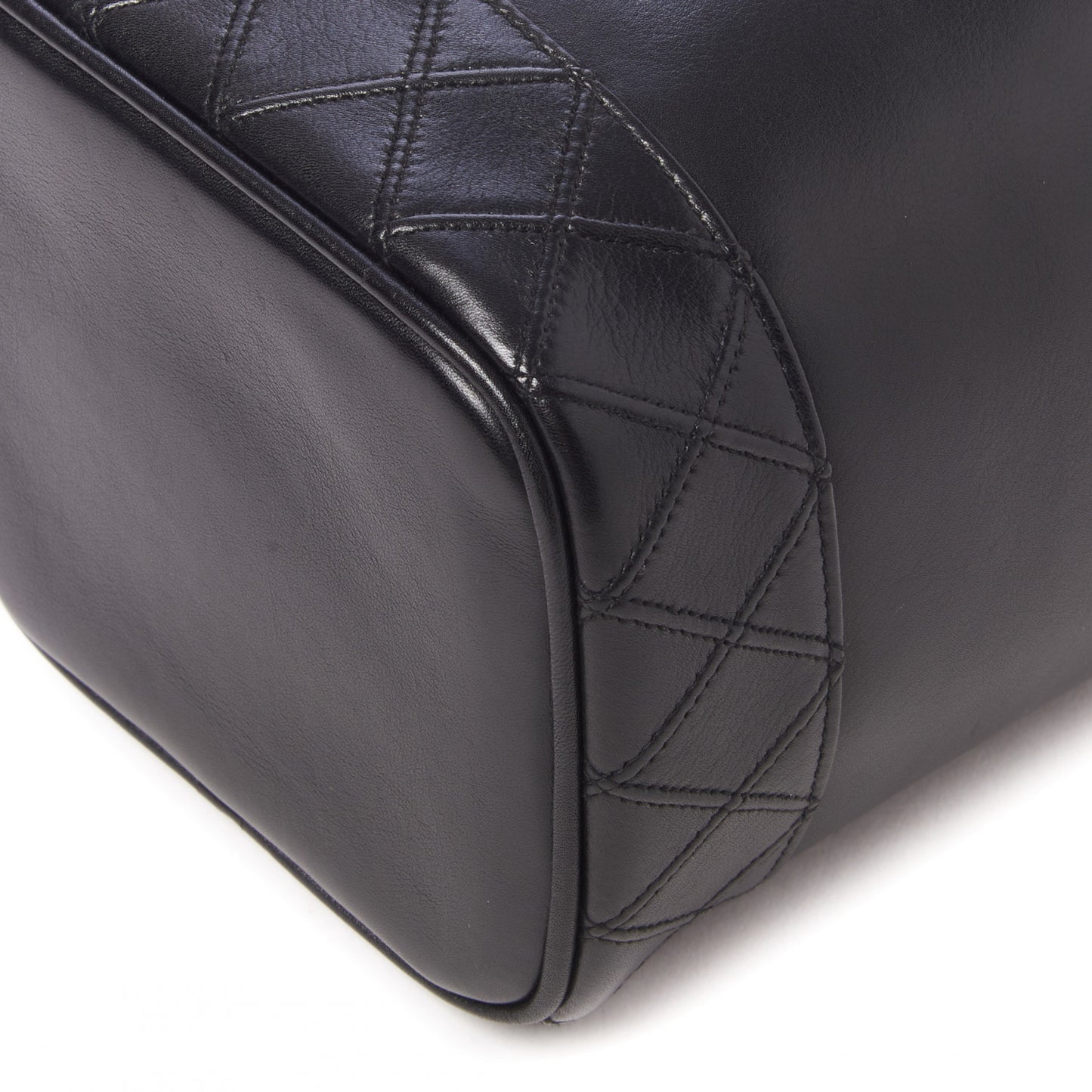 Lambskin Vanity Cosmetic Bag Black