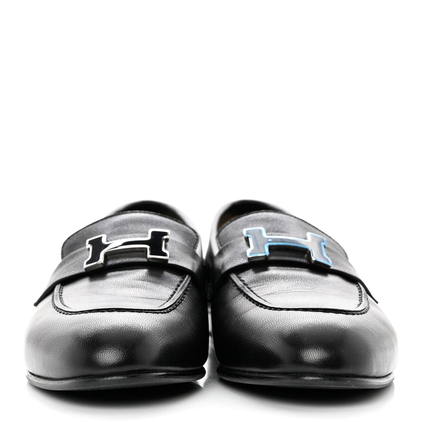 Goatskin Womens Paris Loafers 37 Black