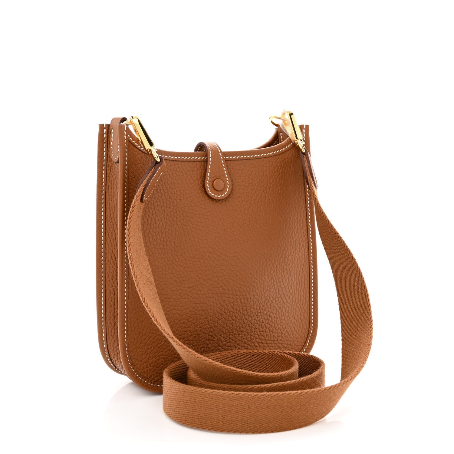 Hermes Taurillon Clemence Evelyne TPM Gold 3 of 11