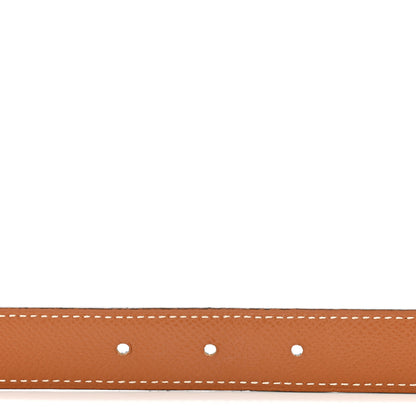 Hermes Swift Epsom 24mm H au Carre Twist Belt 90 36 Black Gold 5 of 7