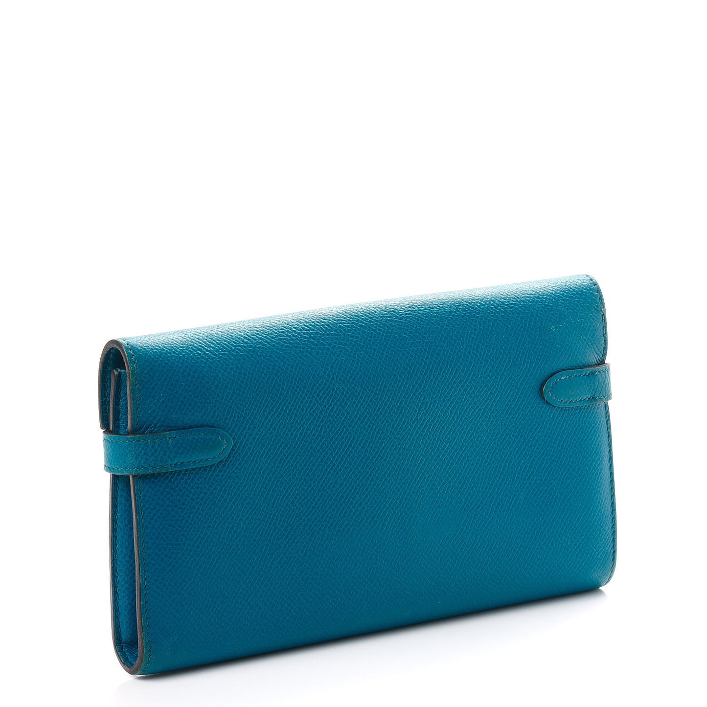 Epsom Kelly Longue Wallet Bleu Izmir