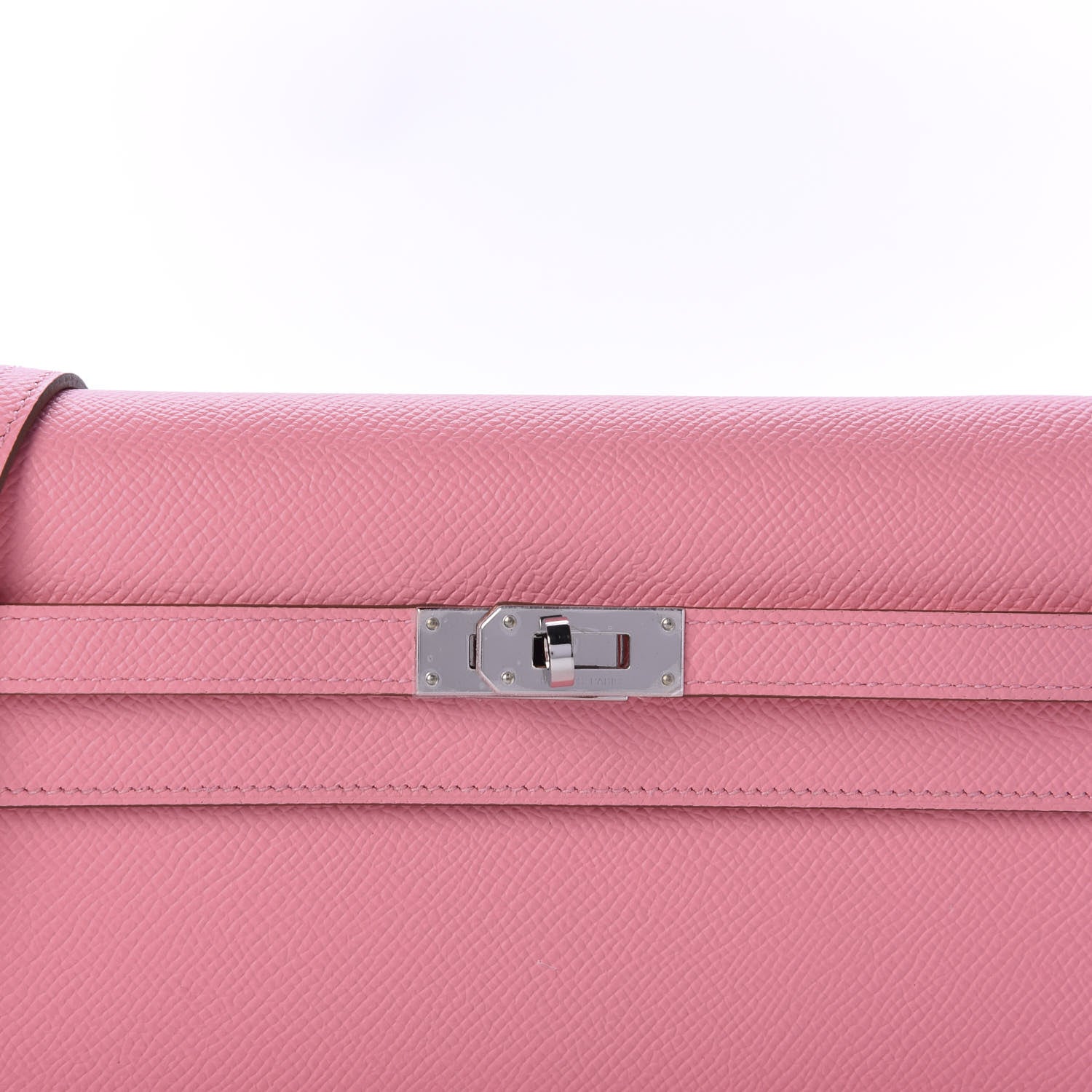 Hermes Epsom Kelly Wallet To Go Rose Confetti 9 of 10
