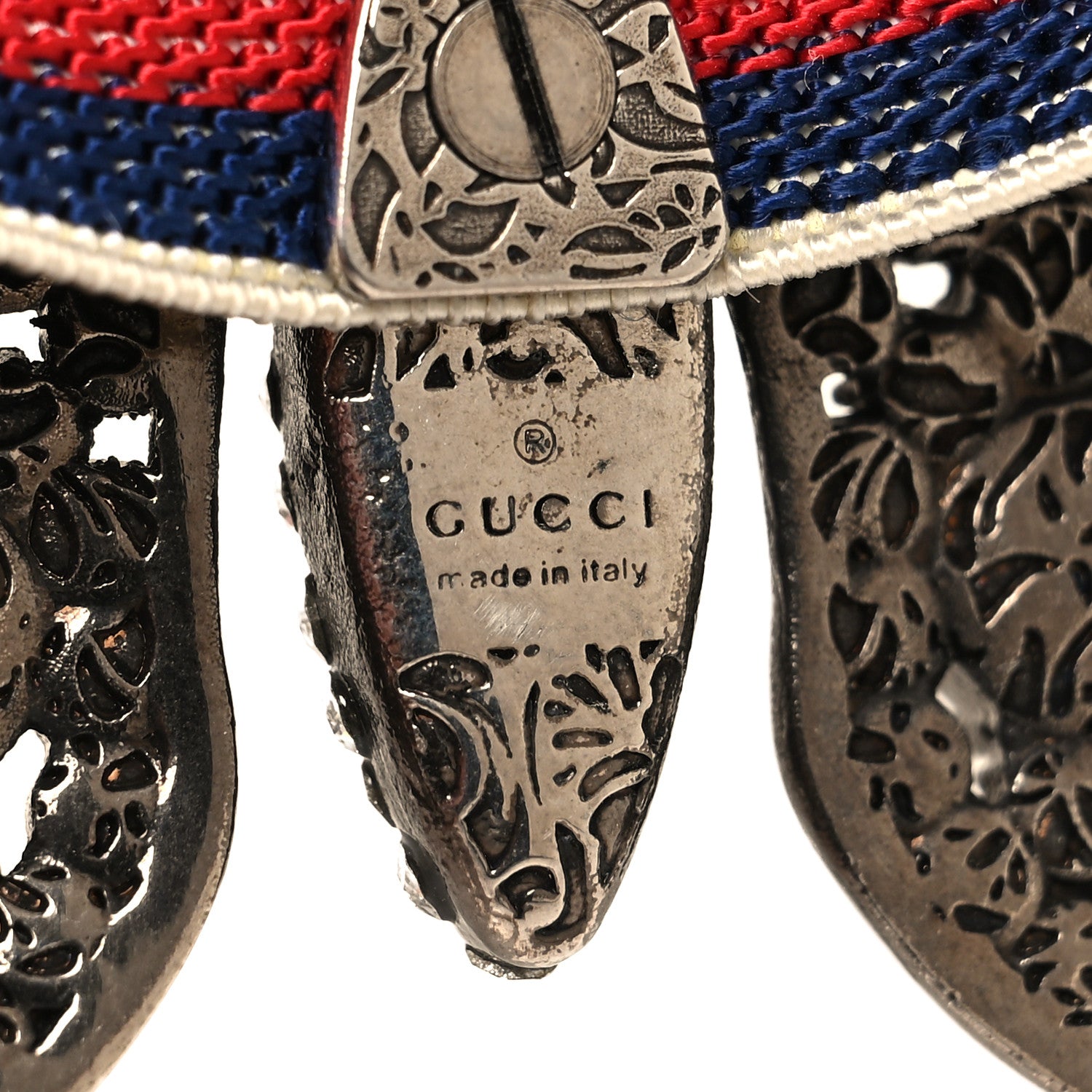 Gucci Web Crystal Butterfly Bracelet 4 of 5