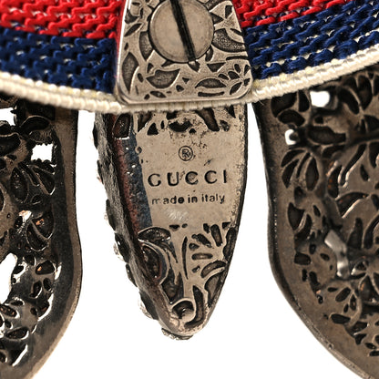 Gucci Web Crystal Butterfly Bracelet 4 of 5