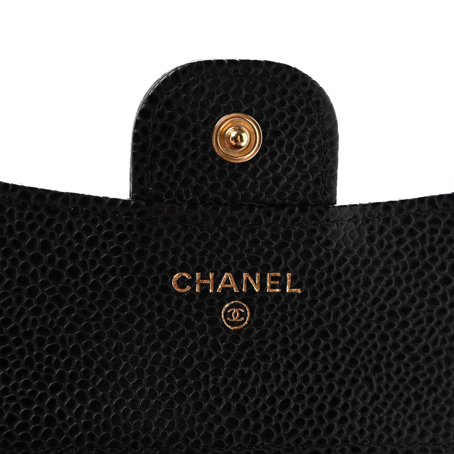Chanel Caviar Quilted Compact Flap Wallet Black 6 of 11