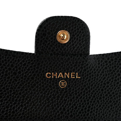 Chanel Caviar Quilted Compact Flap Wallet Black 6 of 11