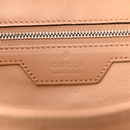 Gucci Calfskin Matelasse Aria Small GG Marmont Shoulder Bag Camelia 6 of 13